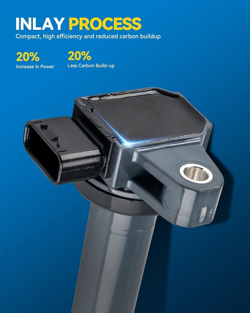 PHILTOP Set of 4 Ignition Coil Pack and Iridium Spark Plugs Fits for Ford,Lincoln,Land Rover,Jaguar,for Focus,Edge,Escape,Fusion,MKZ,Mustang,EcoSport,MKC,Explorer,Range Rover Evoque,Discovery Sport - Image 3